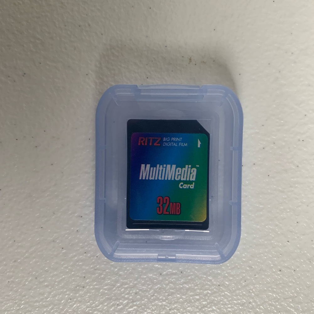 Ritz Big Print Digital Film MultiMedia Card (MMC) with 32MB storage